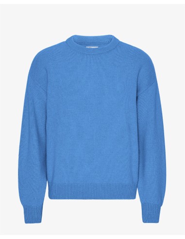 Oversized Merino Wool Crew - Pacific Blue Comment ça marche