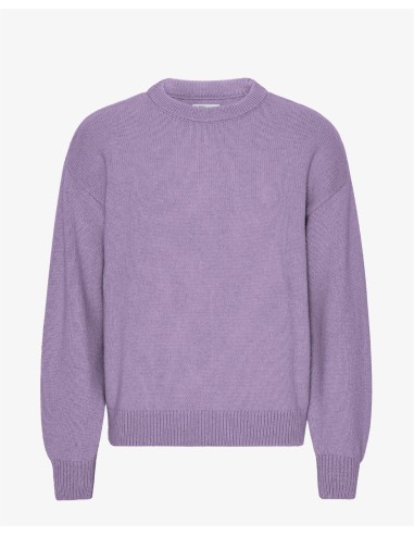 Oversized Merino Wool Crew - Purple Haze 2023