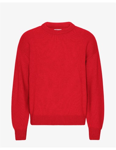 Oversized Merino Wool Crew - Scarlet Red suggérées chez